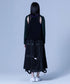 Cut-Out Panel Layered Knit Top